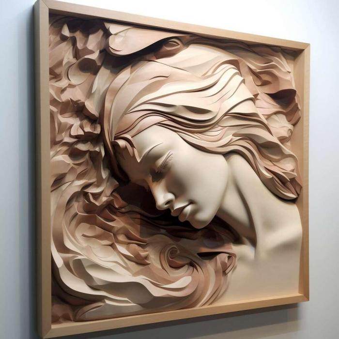 نموذج ثلاثي الأبعاد لآلة CNC 3D Art 